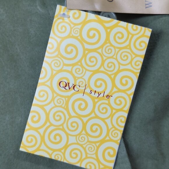 Dialogue Green Washable Leather Shirt Jacket, Women's Small - Picture 11 of 11